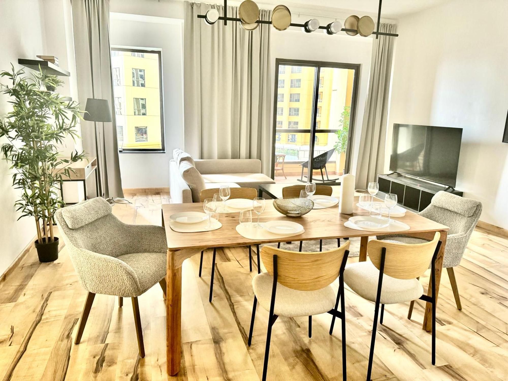 Stylish Beachside 3 Beds In Jbr شقة *