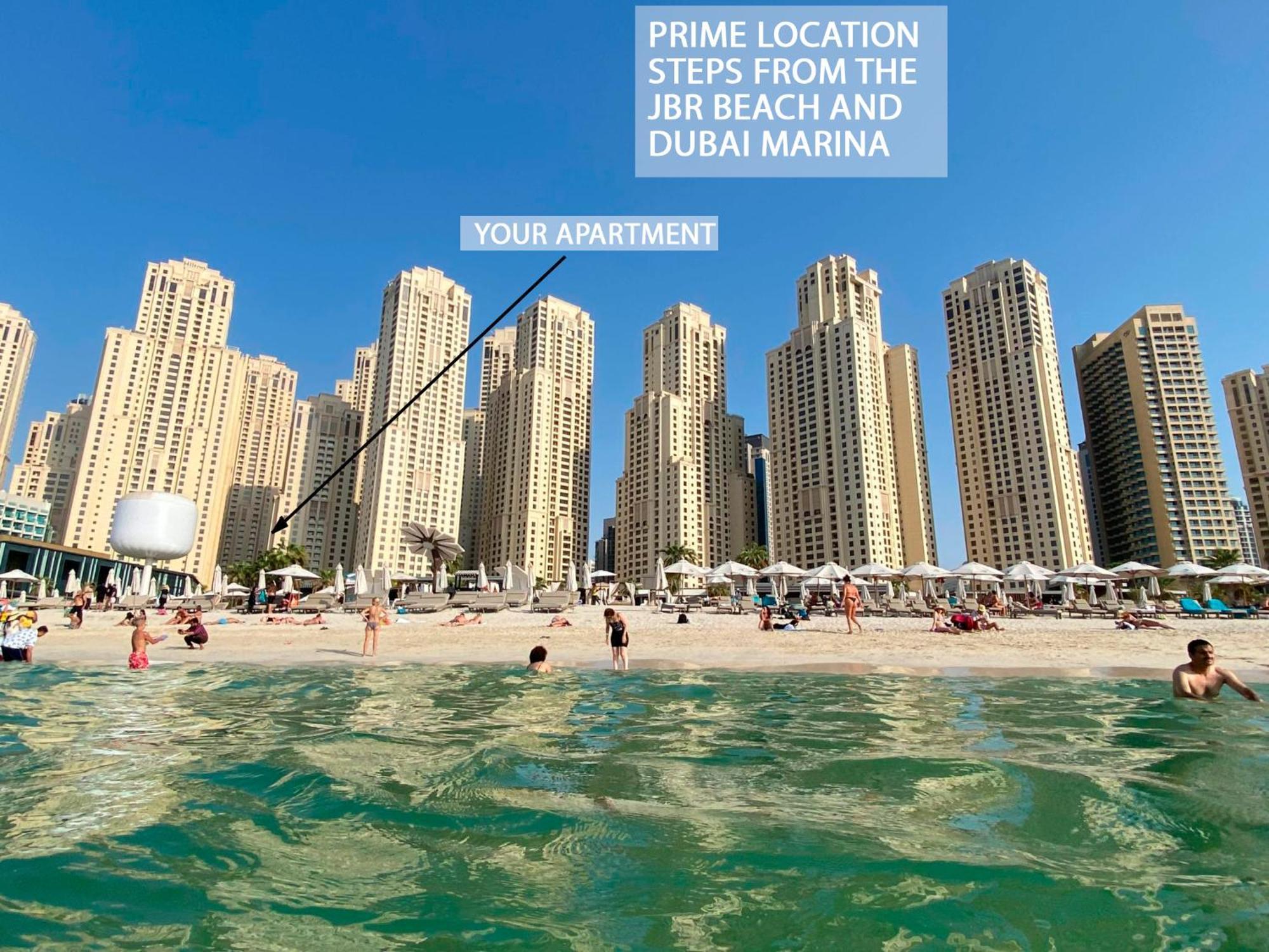 Stylish Beachside 3 Beds In Jbr Appartement *